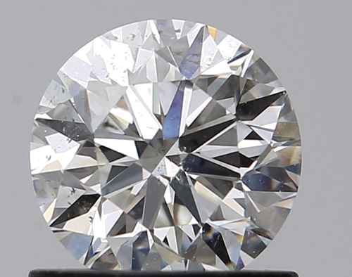 0.9 carat G-SI2 Very Good cut Natūralus Round Deimantas (1)