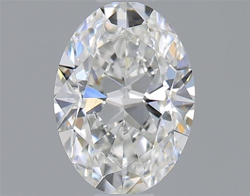 0.5 carat G-SI1 Natūralus Oval Deimantas (1)
