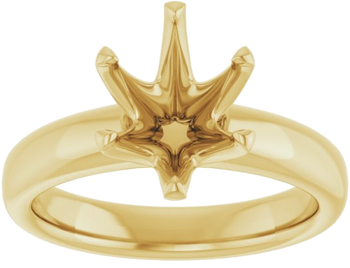 Sužadėtuvių Žiedas „Solstice Solitaire®“ 14k yellow gold Oval 10mm x 8mm (3)