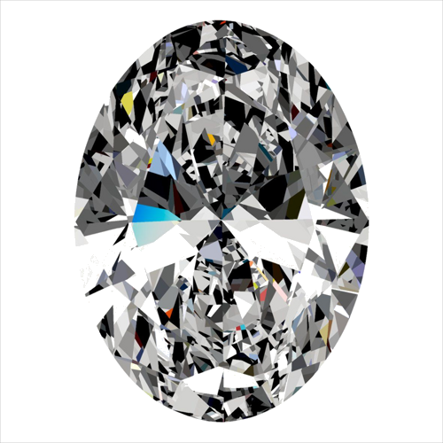 0.3 carat E-VS2 Natūralus Oval Deimantas (1)