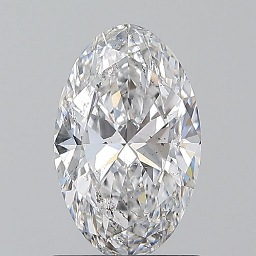 1.21 carat D-SI2 Natūralus Oval Deimantas (1)