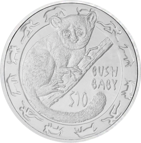 African Nocturnal Animals 2008 Sierra Leone Silver Coin Set (4)