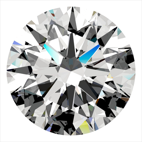 0.32 carat E-VVS2 Excellent cut Natūralus Round Deimantas (1)