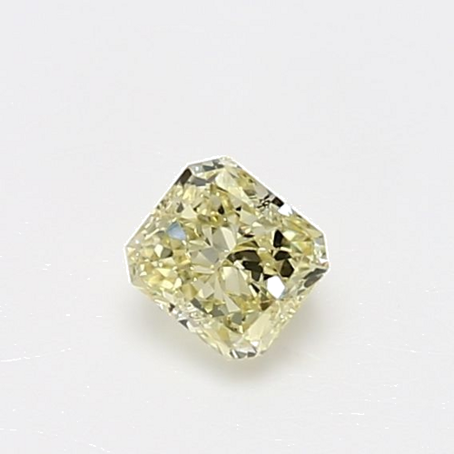 0.43 carat Fancy Light Yellow-VVS1 Natūralus Radiant Deimantas (1)