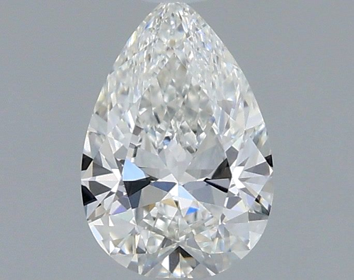 0.42 carat G-VVS2 Natūralus Pear Deimantas (1)