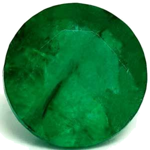 0.67 carat GREEN Round Smaragdas (1)