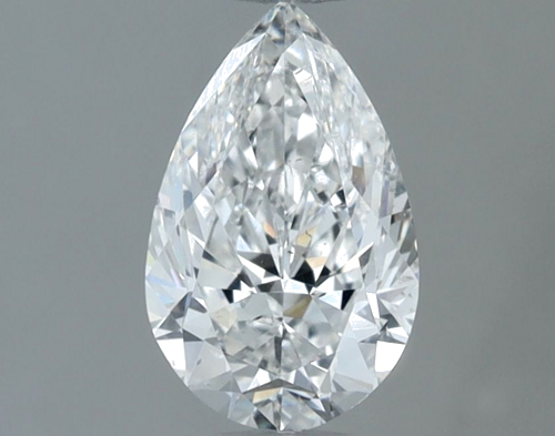 1.0 carat F-SI2 Natūralus Pear Deimantas (1)