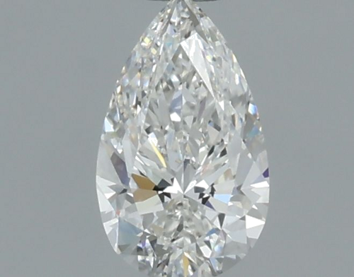 0.4 carat F-VVS1 Natūralus Pear Deimantas (1)
