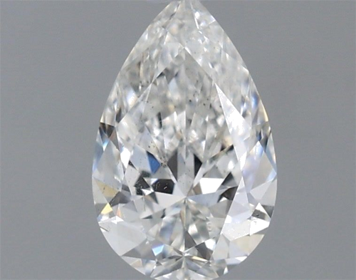 0.5 carat F-SI1 Natūralus Pear Deimantas (1)