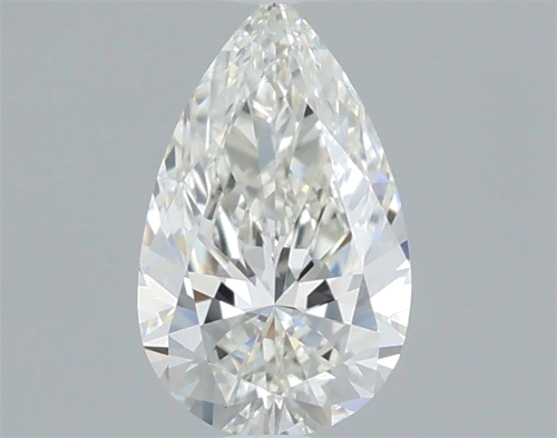 0.5 carat H-VS2 Natūralus Pear Deimantas (1)