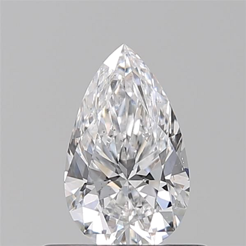 0.5 carat D-SI1 Natūralus Pear Deimantas (1)