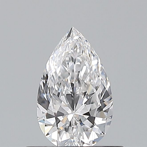 0.5 carat D-IF Natūralus Pear Deimantas (1)