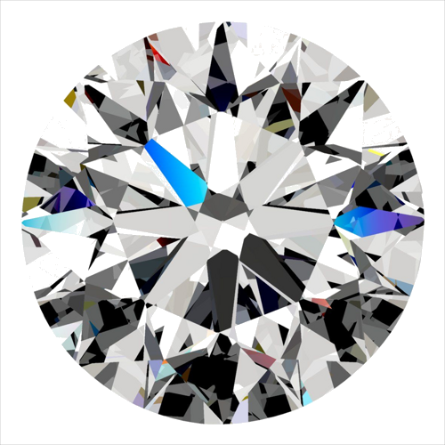 0.3 carat G-VVS1 Excellent cut Natūralus Round Deimantas (1)