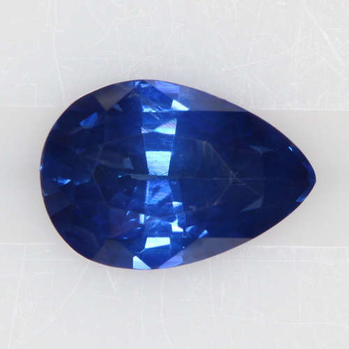 1.96 carat BLUE Pear Safyras (1)