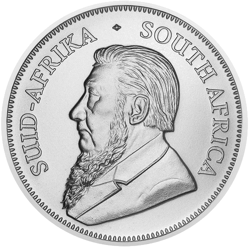 1 oz Крюгерранд 2025 Южная Африка серебряная монета (1)