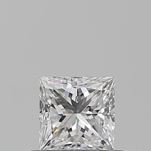 0.5 carat E-VS2 Natūralus Princess Deimantas (1)