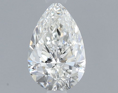 0.63 carat F-IF Natūralus Pear Deimantas (1)
