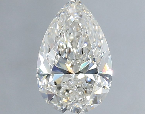 1.0 carat I-SI2 Natūralus Pear Deimantas (1)