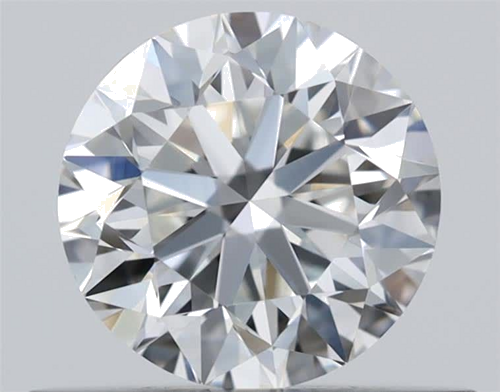 0.5 carat F-VVS2 Very Good cut Natūralus Round Deimantas (1)