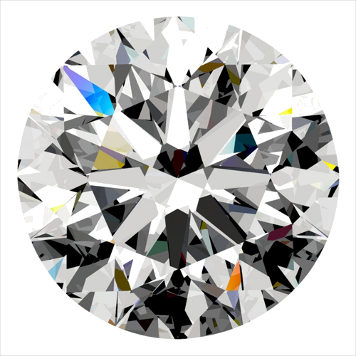 0.4 carat H-VVS1 Excellent cut Natūralus Round Deimantas (1)