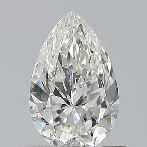 0.7 carat H-VVS1 Natūralus Pear Deimantas (1)