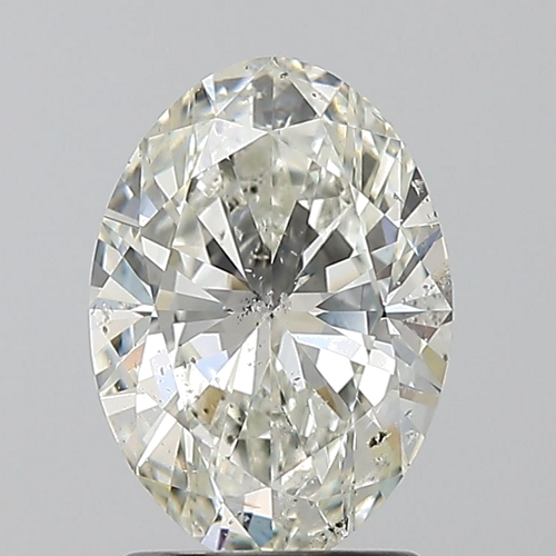 1.7 carat J-SI2 Natūralus Oval Deimantas (1)
