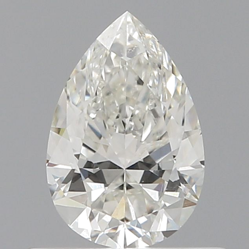 0.5 carat H-SI1 Natūralus Pear Deimantas (1)