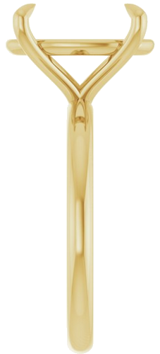 Sužadėtuvių Žiedas „Claw-Prong Solitaire“ 14k yellow gold Oval 14mm x 10mm (4)