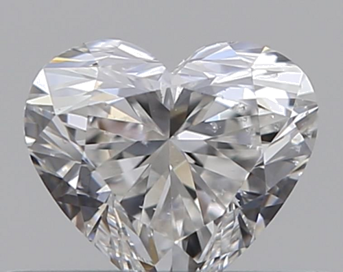 0.3 carat F-SI2 Natūralus Heart Deimantas (1)