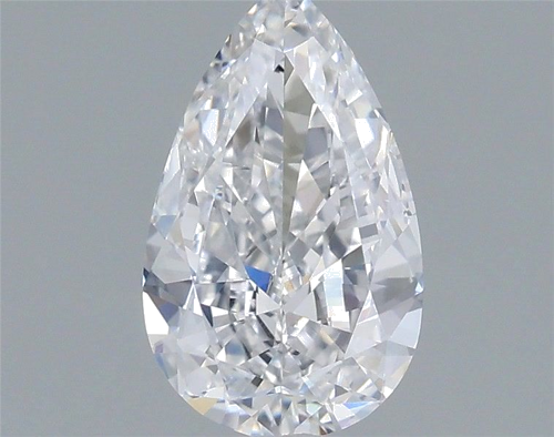 0.7 carat D-VS2 Natūralus Pear Deimantas (1)