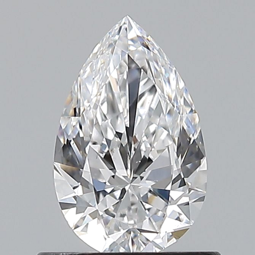 0.7 carat D-VS2 Natūralus Pear Deimantas (1)