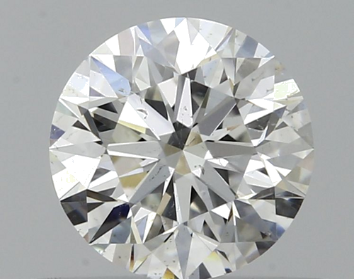 0.5 carat F-SI1 Excellent cut Natūralus Round Deimantas (1)