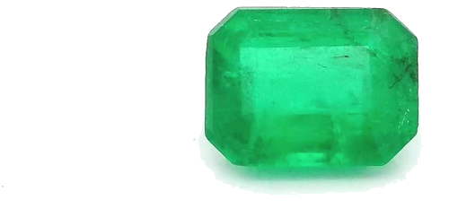 0.5 carat GREEN STEP cut Emerald Smaragdas (1)