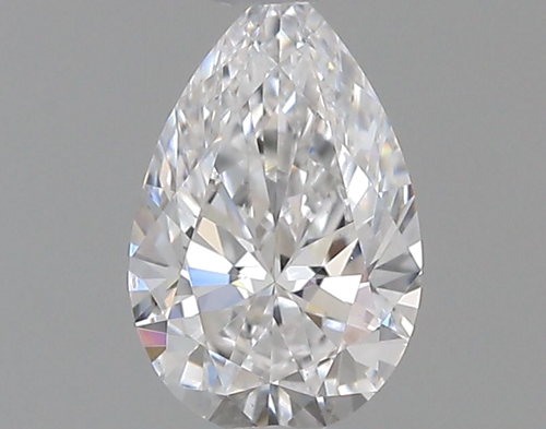 0.4 carat D-VS1 Natūralus Pear Deimantas (1)
