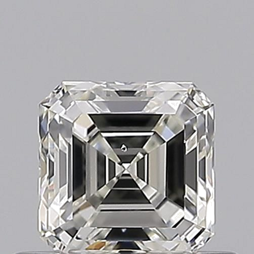 0.5 carat I-SI1 Natūralus Asscher Deimantas (1)