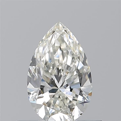 0.54 carat H-VVS1 Natūralus Pear Deimantas (1)