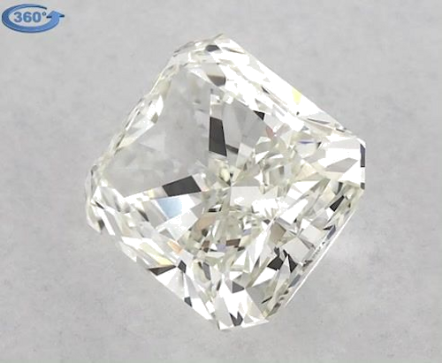 0.9 carat J-VVS1 Natūralus Radiant Deimantas (1)