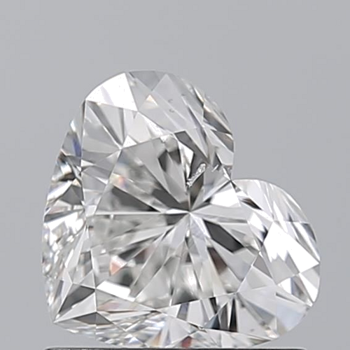 1.01 carat G-SI1 Natūralus Heart Deimantas (1)