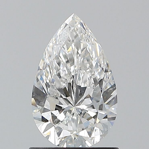 1.01 carat F-SI2 Natūralus Pear Deimantas (1)