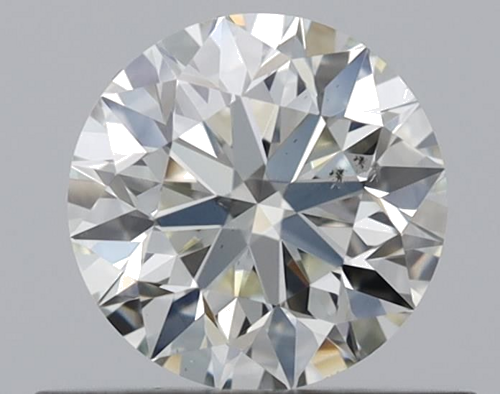 0.51 carat K-SI1 Very Good cut Natūralus Round Deimantas (1)