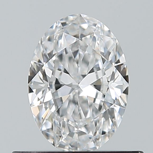 0.5 carat D-VVS2 Natūralus Oval Deimantas (1)