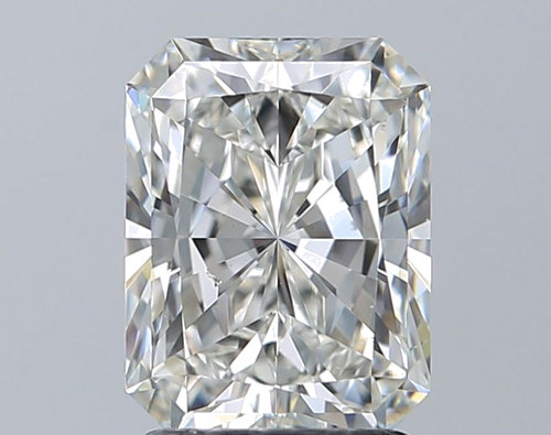 2.03 carat H-SI1 Natūralus Radiant Deimantas (1)