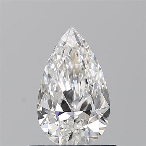 0.7 carat G-VVS2 Natūralus Pear Deimantas (1)