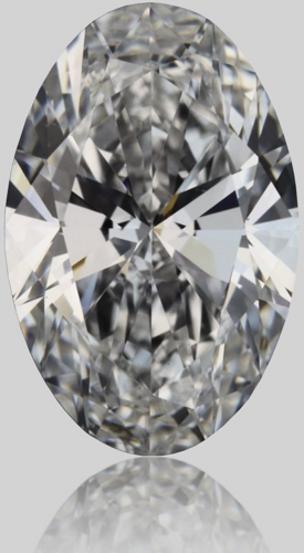 0.69 carat E-VS2 Natūralus Oval Deimantas (1)