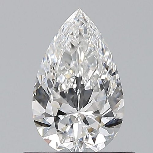 0.6 carat E-VS1 Natūralus Pear Deimantas (1)