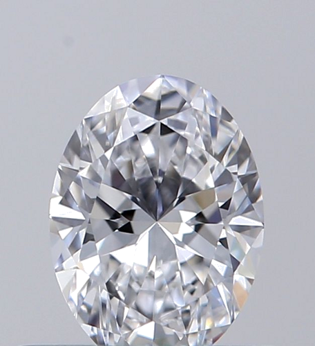 0.4 carat D-VVS2 Natūralus Oval Deimantas (1)