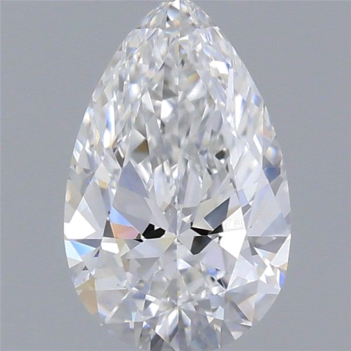 0.5 carat D-VS1 Natūralus Pear Deimantas (1)