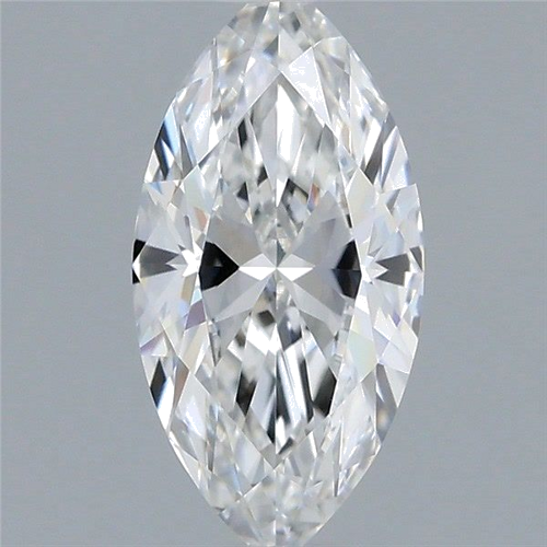 0.5 carat F-VVS1 Natūralus Marquise Deimantas (1)