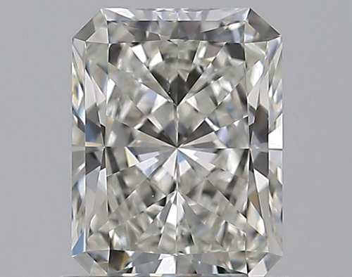 1.03 carat H-VVS2 Natūralus Radiant Deimantas (1)