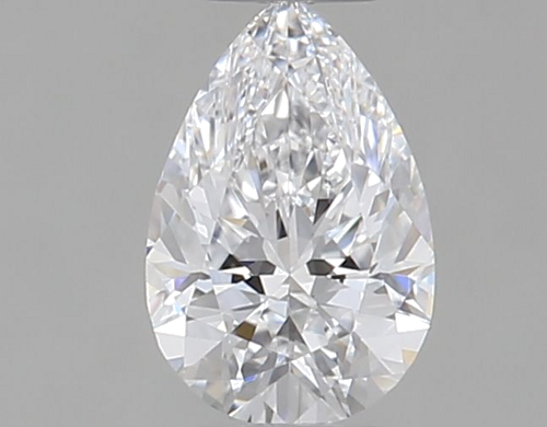 0.3 carat D-IF Natūralus Pear Deimantas (1)